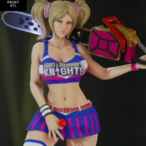 Juliet Starling Lollipop Chainsaw | STL for 3D Printers
