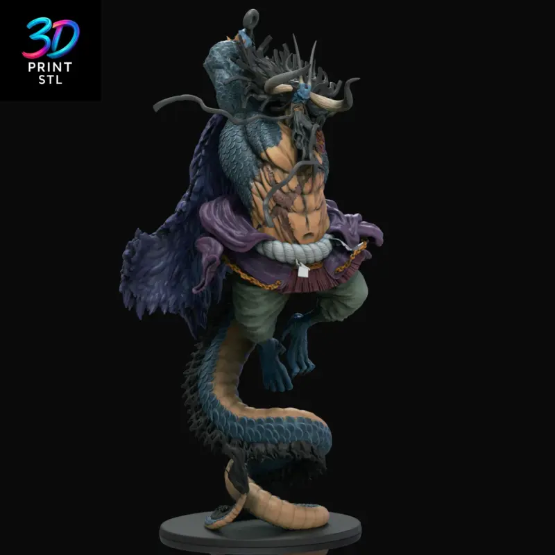 Kaido Figure One Piece | STL File for 3D Printing - Image 2