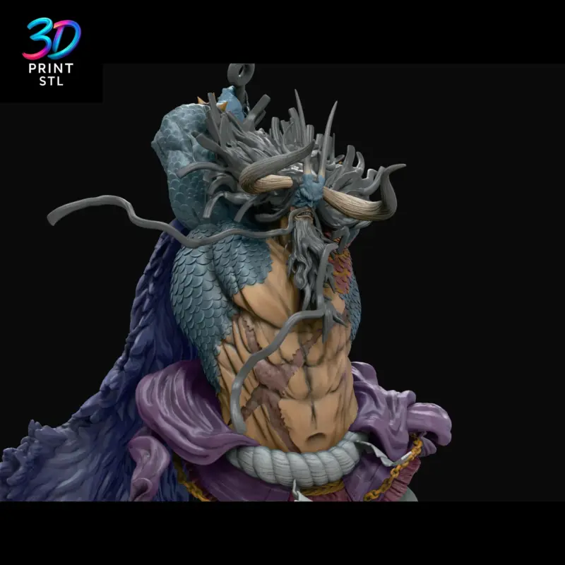 Kaido Figure One Piece | STL File for 3D Printing - Image 5