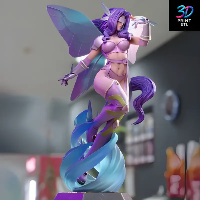 Kazemon Digimon | 3D Print Model | STL - Image 2