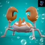Krabby Pokémon | STL for 3D Printers