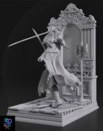 Lady Maria Figure Bloodborne | 3D Print Model | STL
