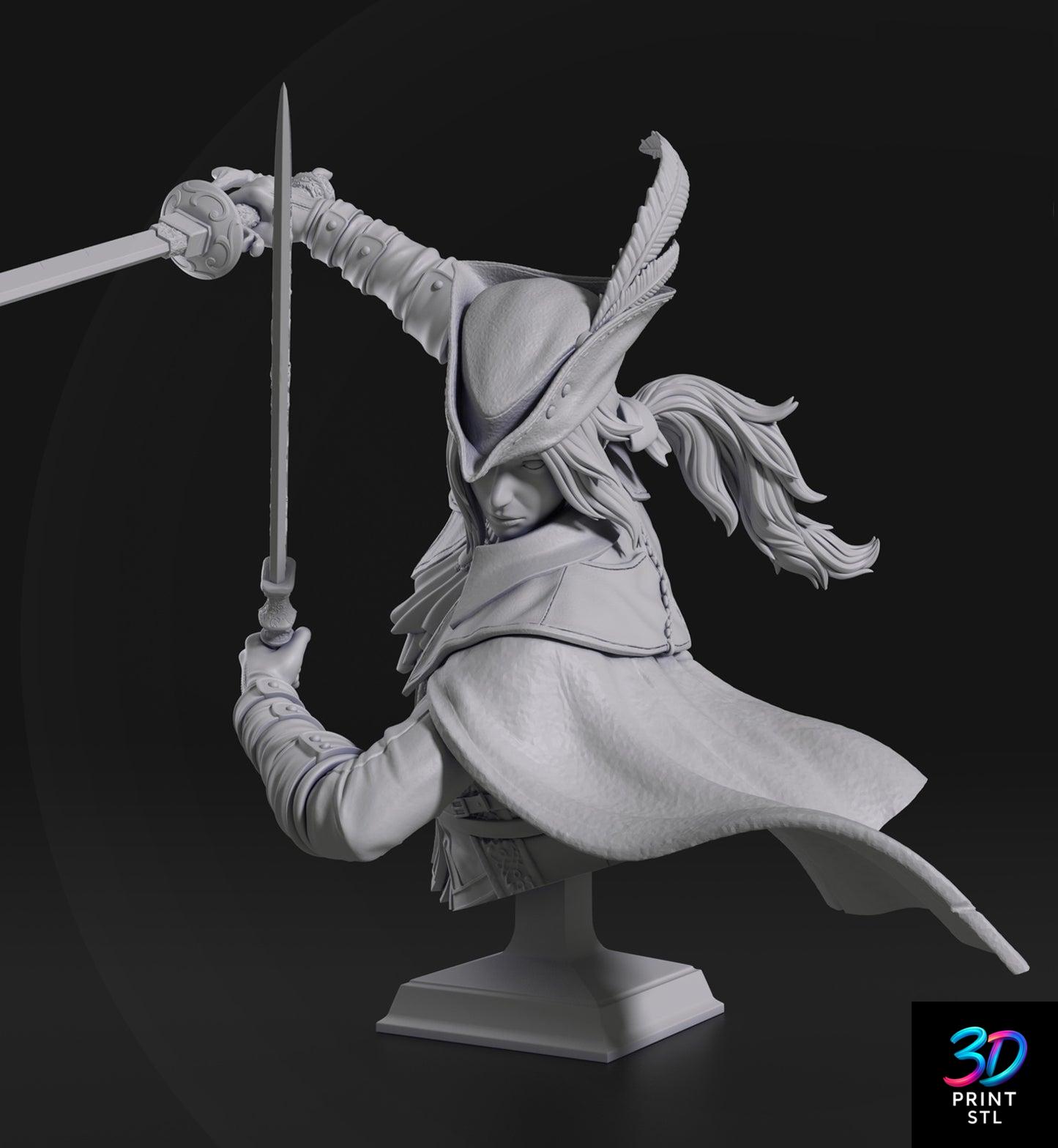 Lady Maria Figure Bloodborne | 3D Print Model | STL - Image 2