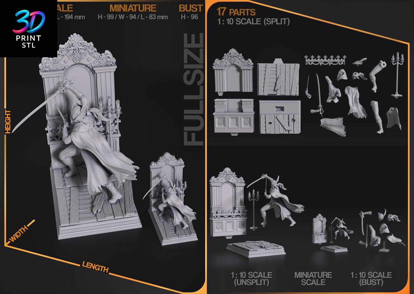 Lady Maria Figure Bloodborne | 3D Print Model | STL - Image 4