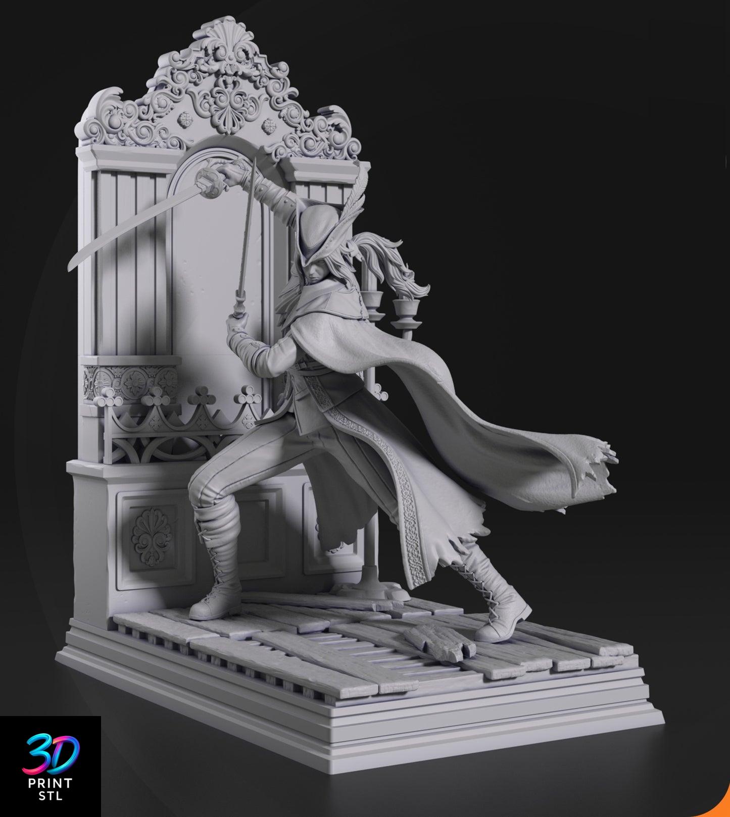 Lady Maria Figure Bloodborne | 3D Print Model | STL - Image 5