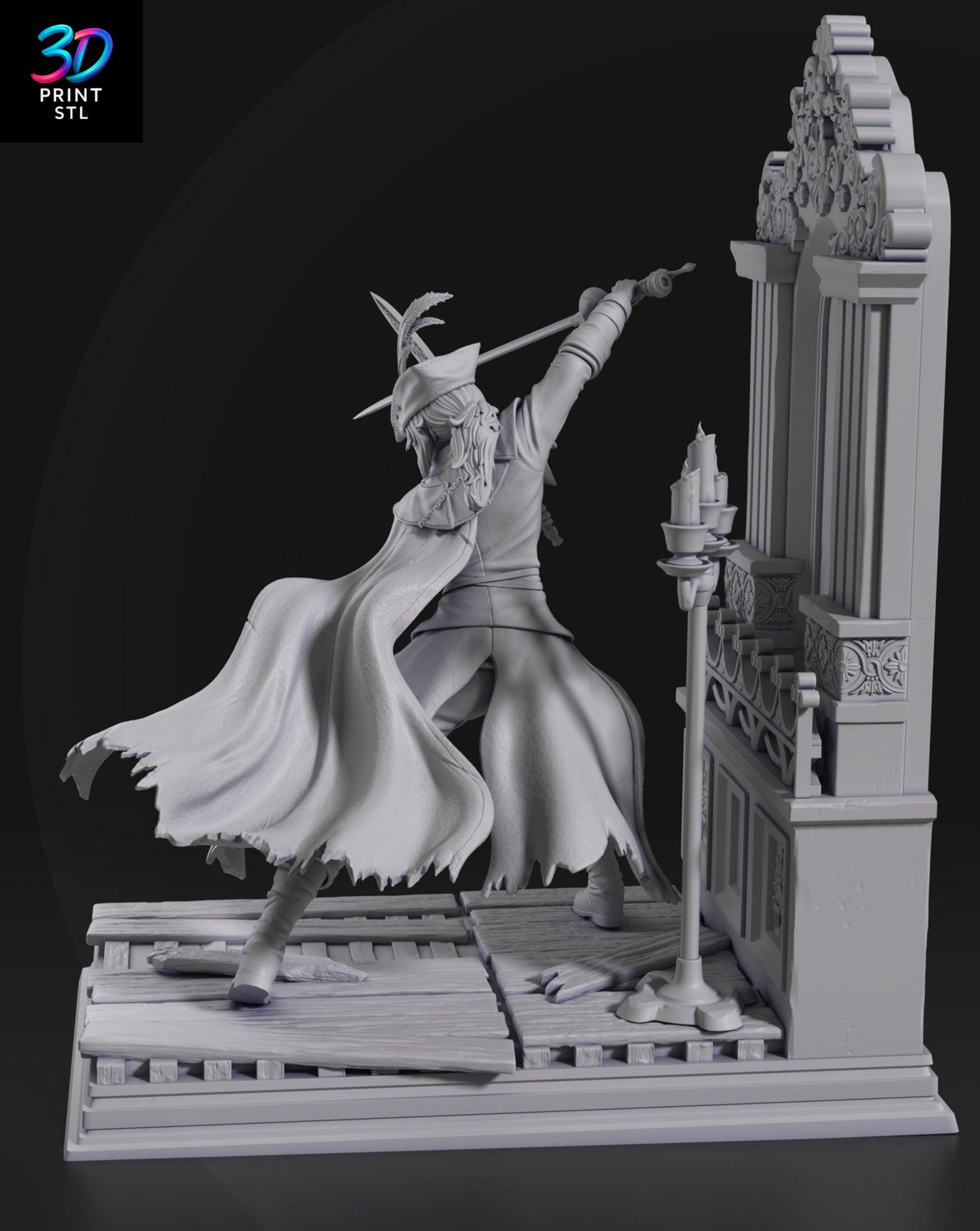 Lady Maria Figure Bloodborne | 3D Print Model | STL - Image 6
