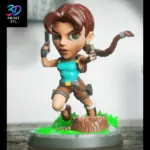 Lara Croft Chibi Tomb Raider | 3D Print Model | STL