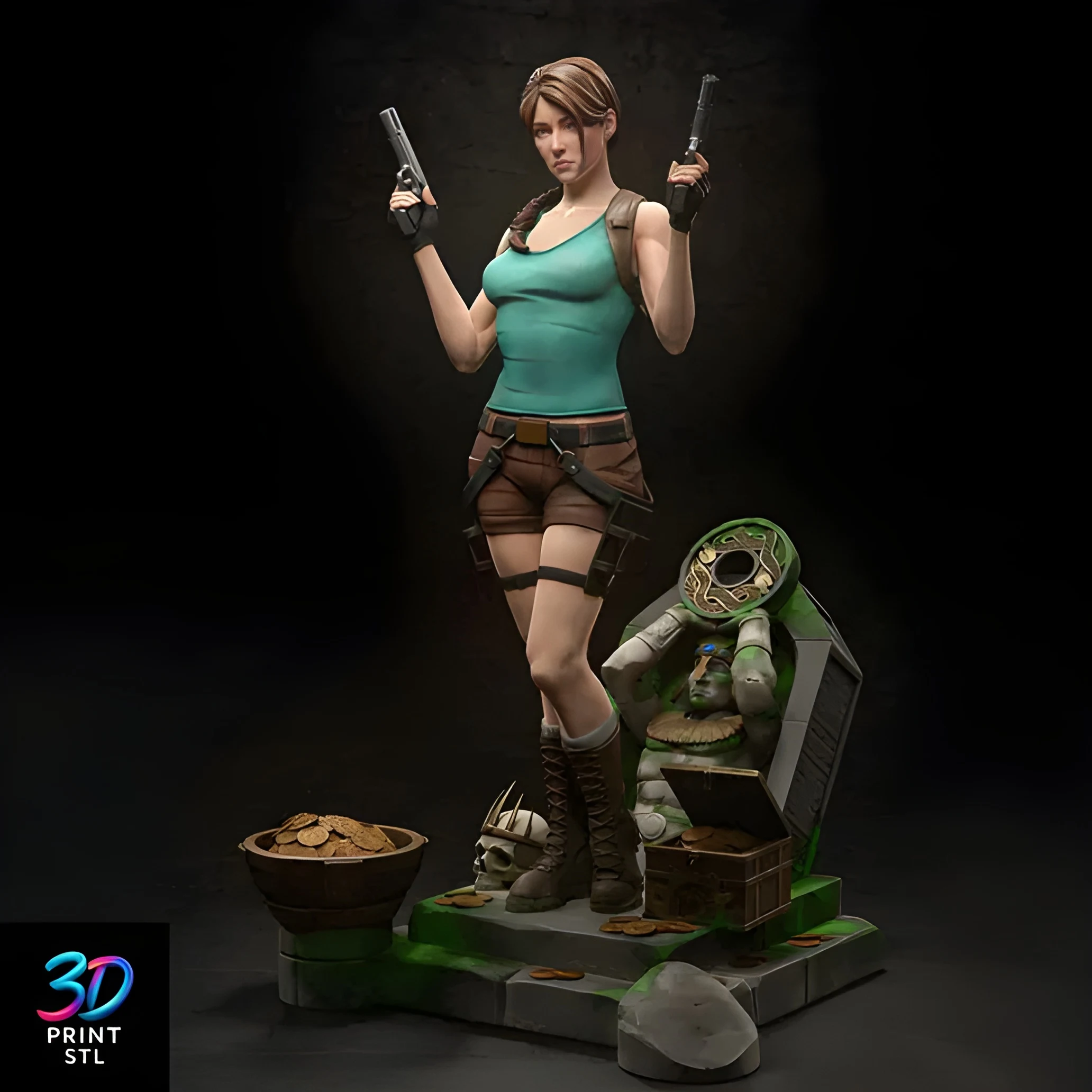 Lara Croft | STL for 3D Printers - Image 2