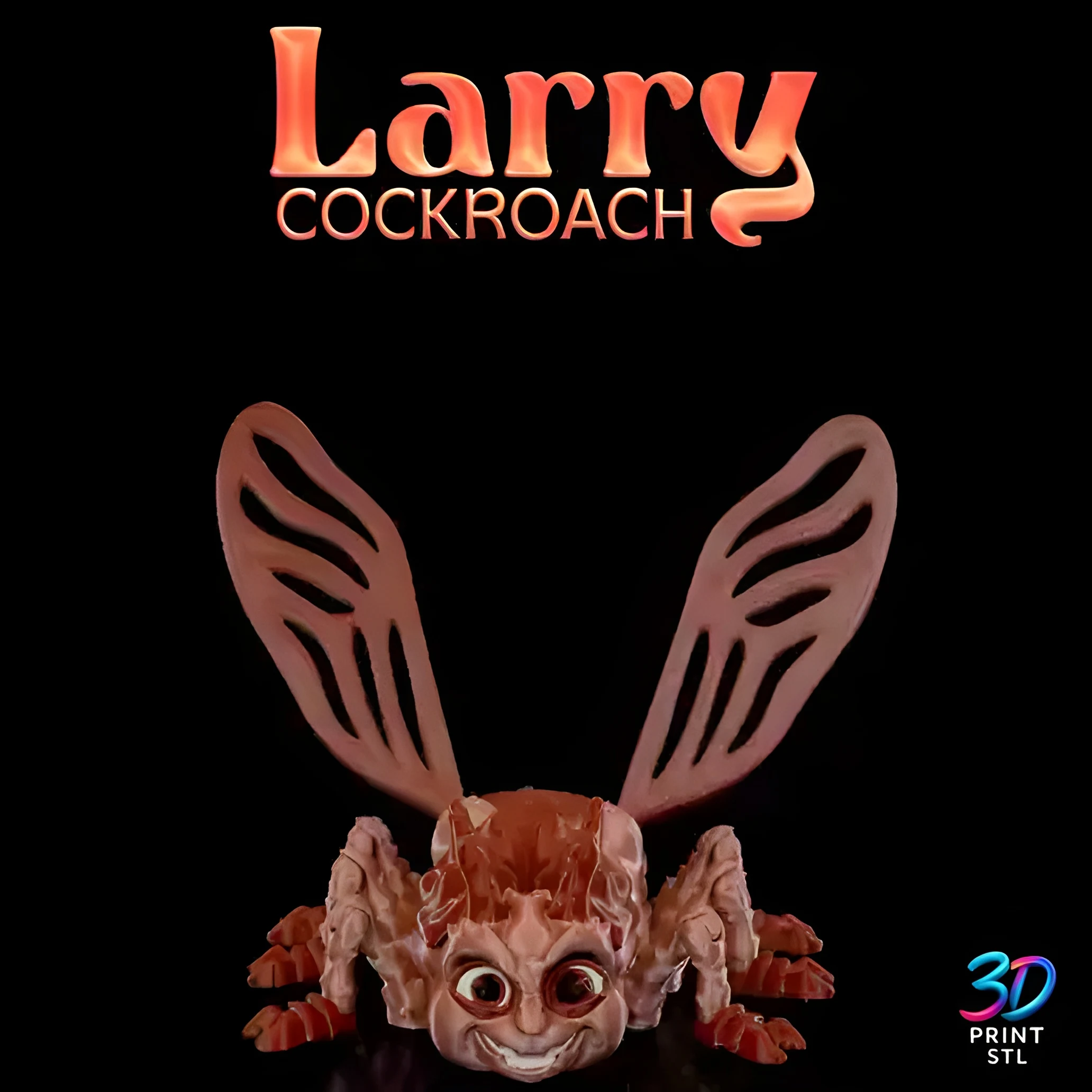 Larry Cockroach | STL for 3D Printers - Image 3