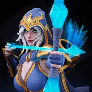 Ashe League of Legends | 3D Print File | STL