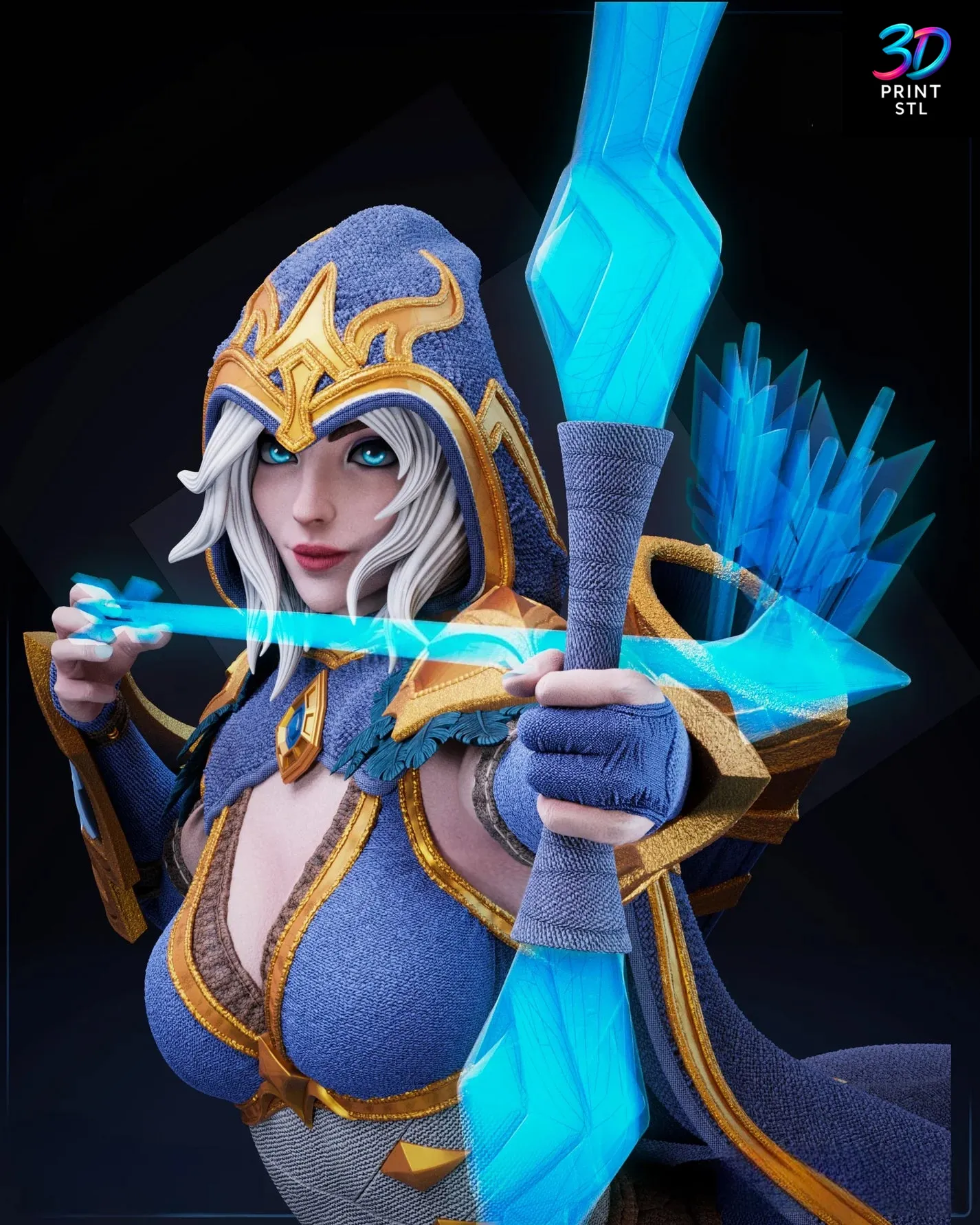 Ashe League of Legends | 3D Print File | STL