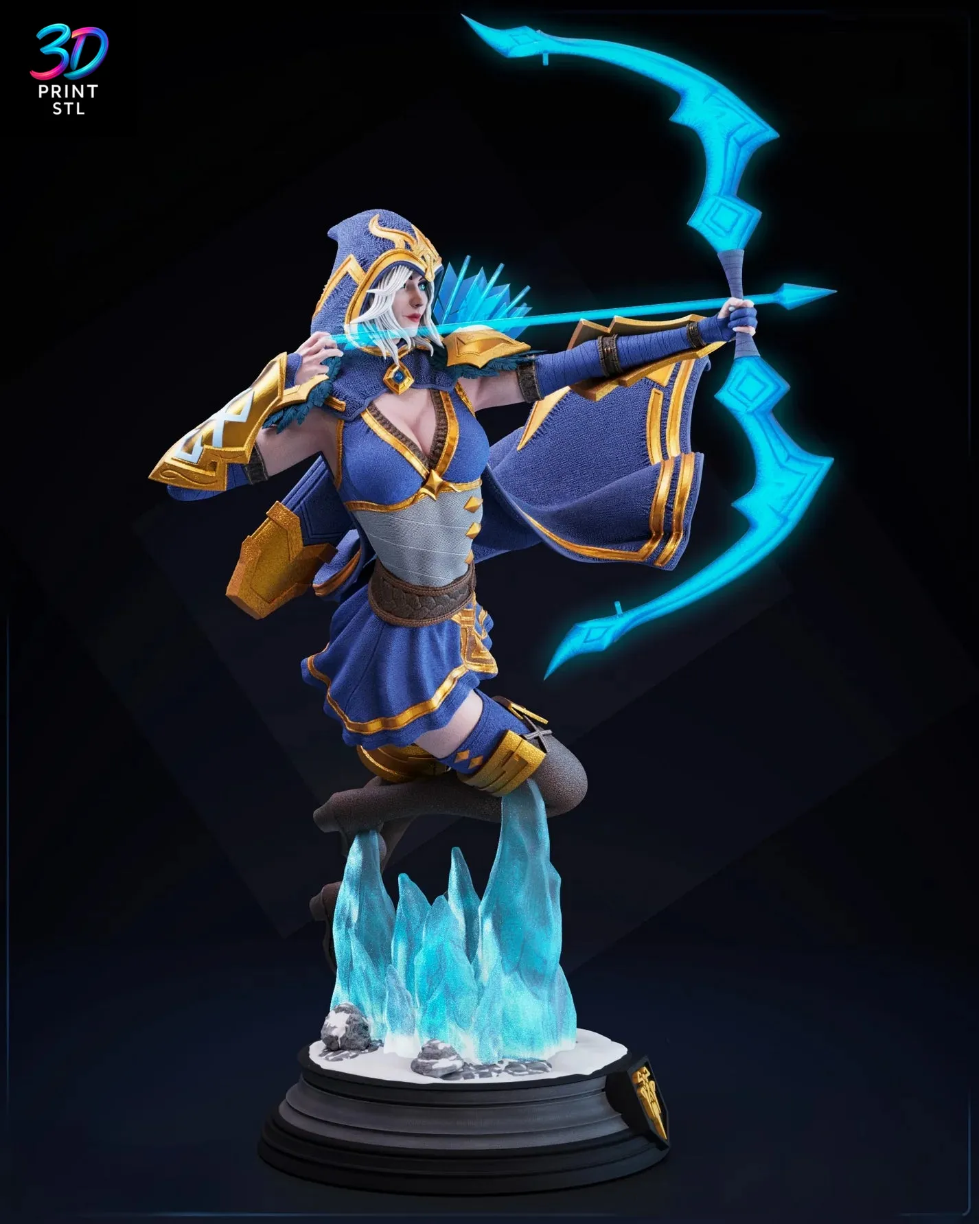 Ashe League of Legends | 3D Print File | STL - Image 6