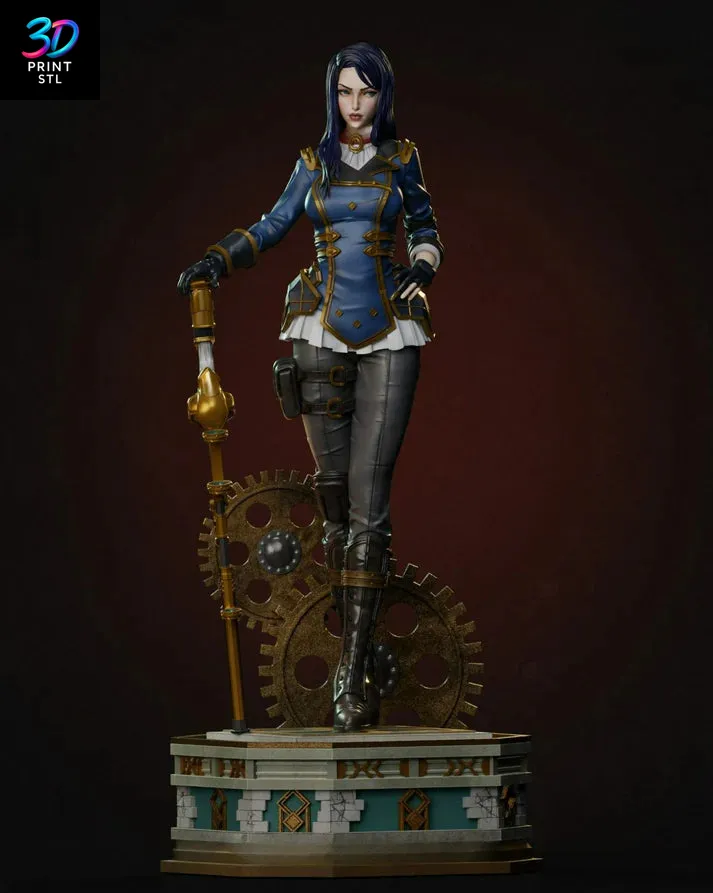Caitlyn League of Legends | 3D Print File | STL - Image 2