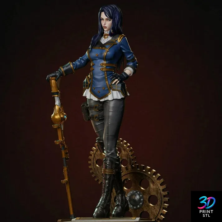 Caitlyn League of Legends | 3D Print File | STL - Image 4