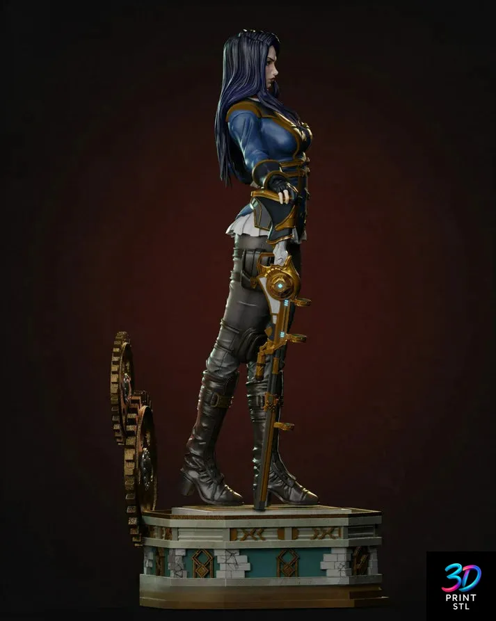 Caitlyn League of Legends | 3D Print File | STL - Image 6