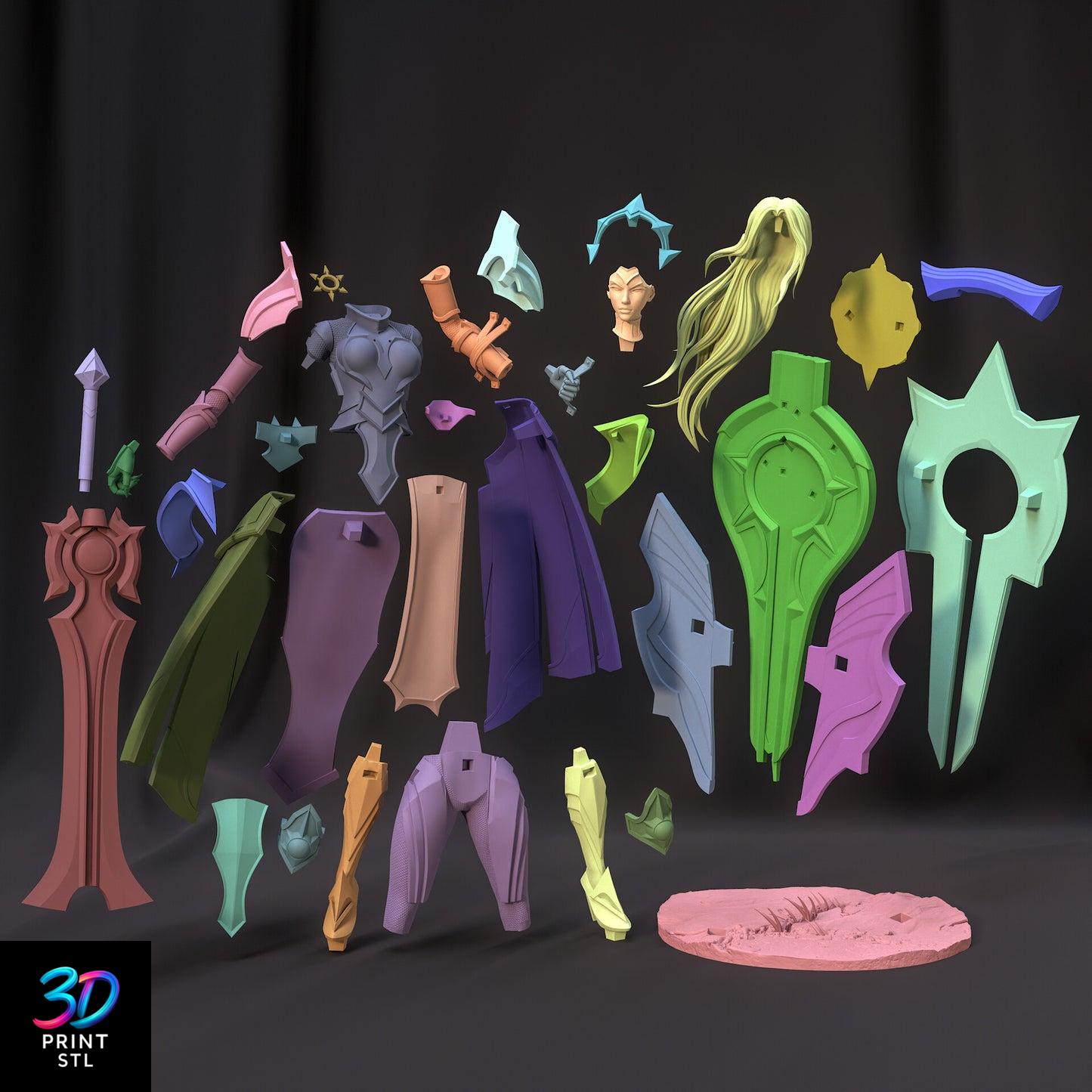 Leona League of Legends | 3D Print Model | STL - Image 10