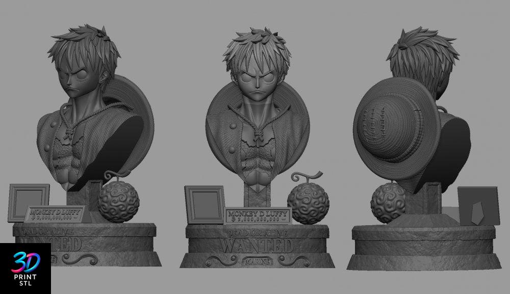 Luffy Gear Second Figure | One Piece STL 3D Print Model - Image 2