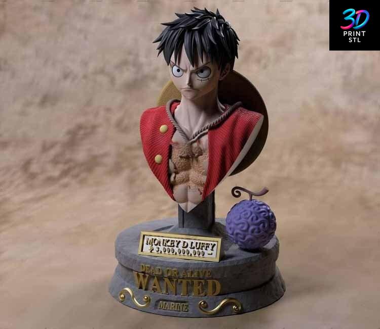 Luffy Gear Second Figure | One Piece STL 3D Print Model