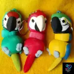 Macaw Keychain | STL for 3D Printers