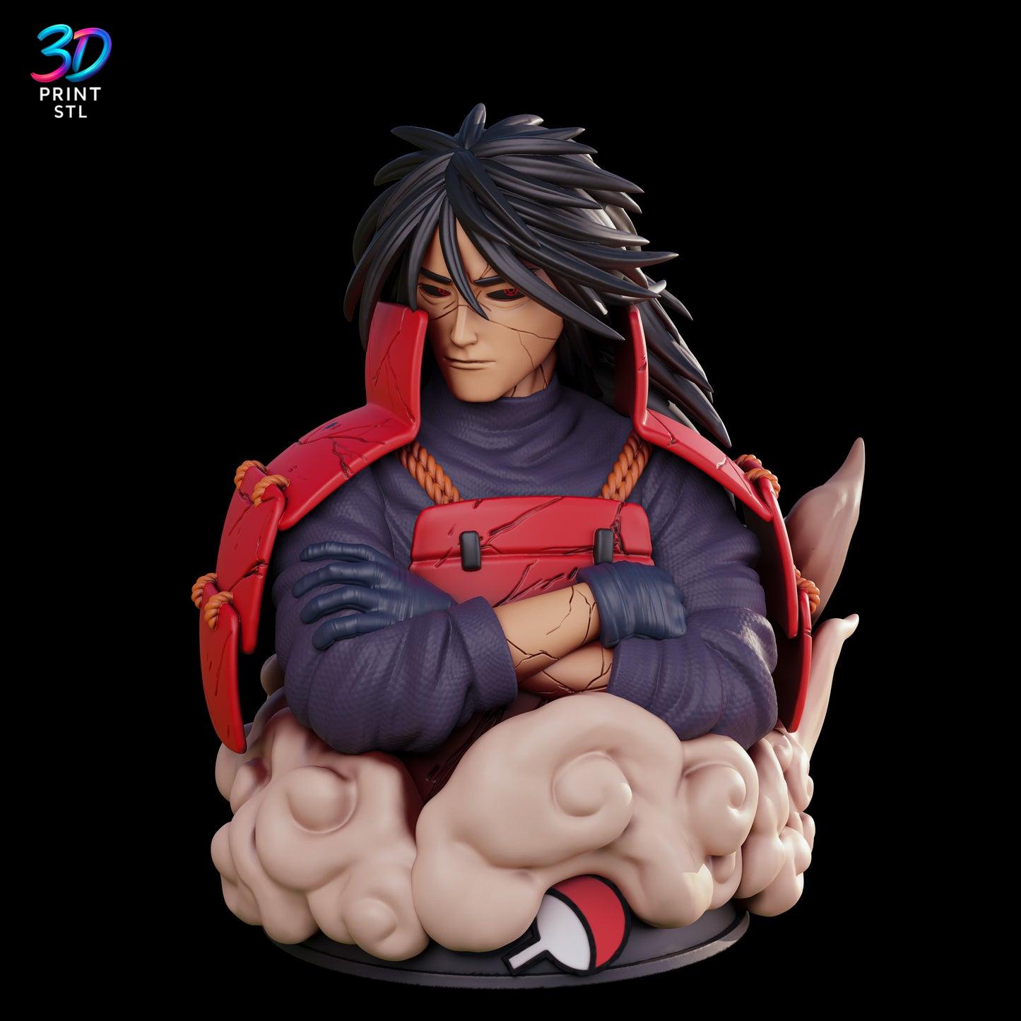 Madara Uchiha Bust Naruto | STL File for 3D Printing - Image 2