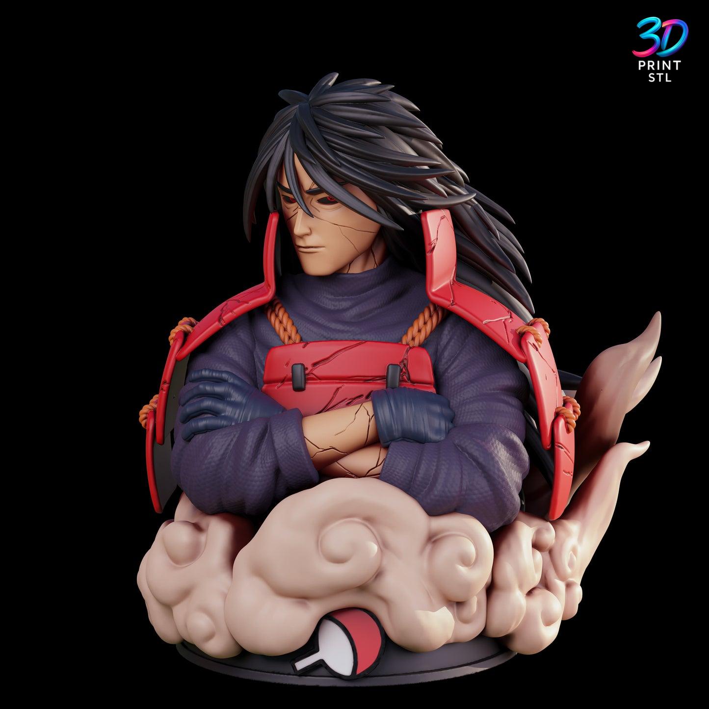 Madara Uchiha Bust Naruto | STL File for 3D Printing - Image 4