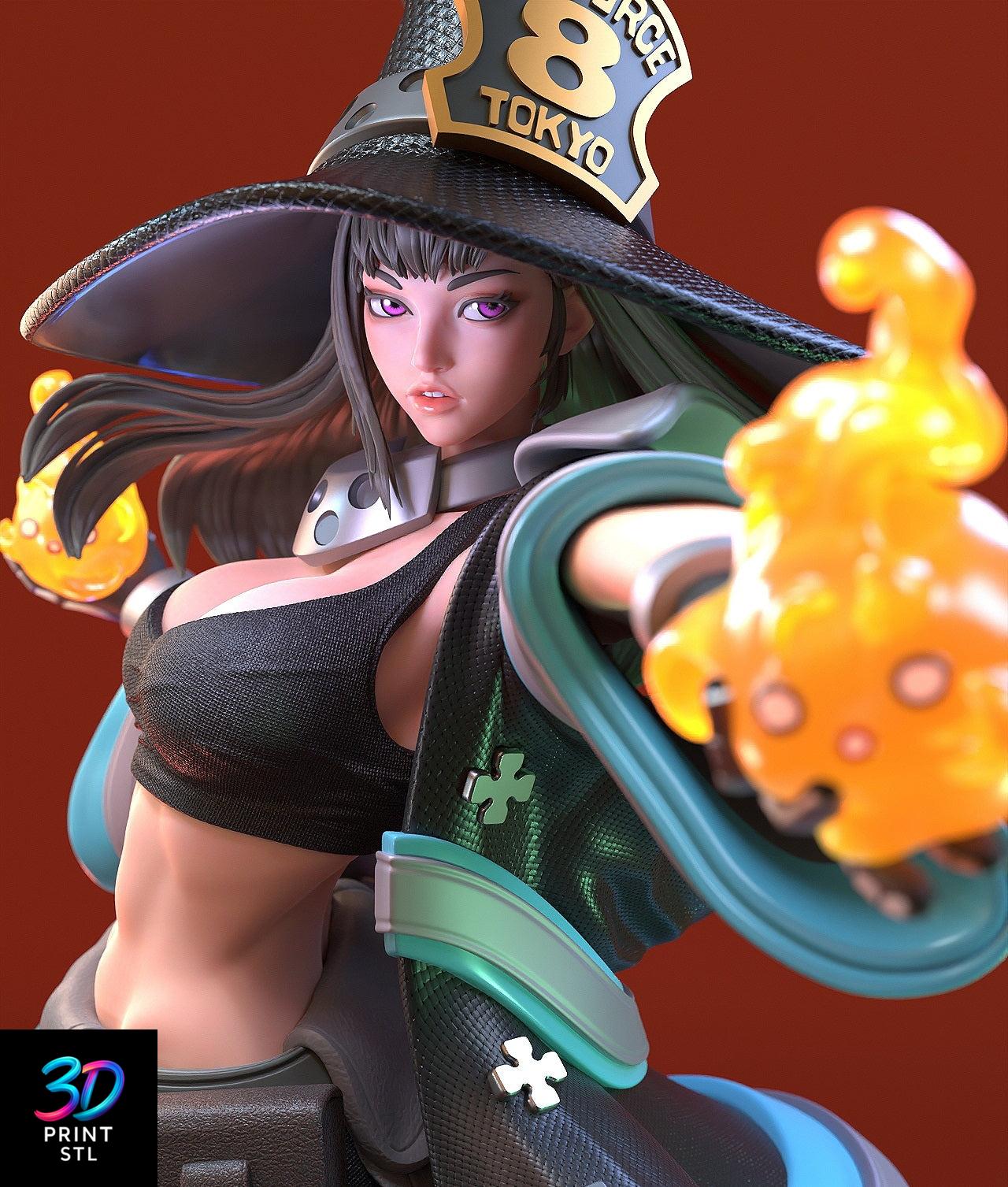 Maki Oze Fire Force | 3D Print Model | STL