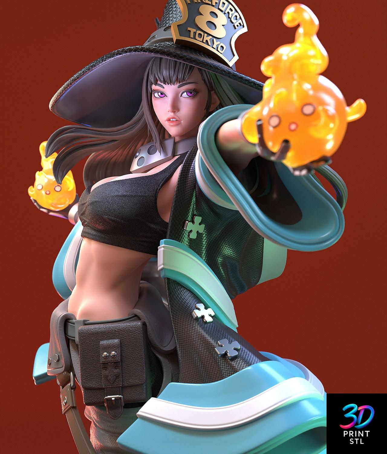 Maki Oze Fire Force | 3D Print Model | STL - Image 2