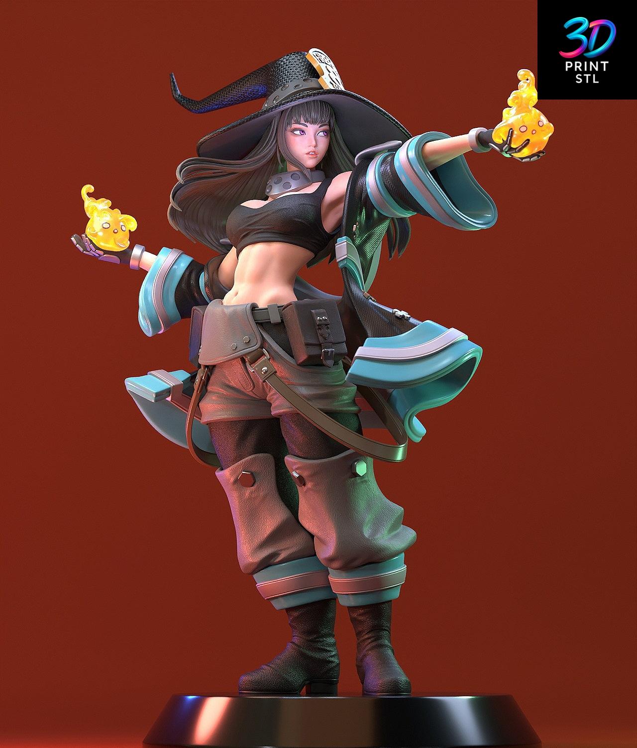Maki Oze Fire Force | 3D Print Model | STL - Image 3
