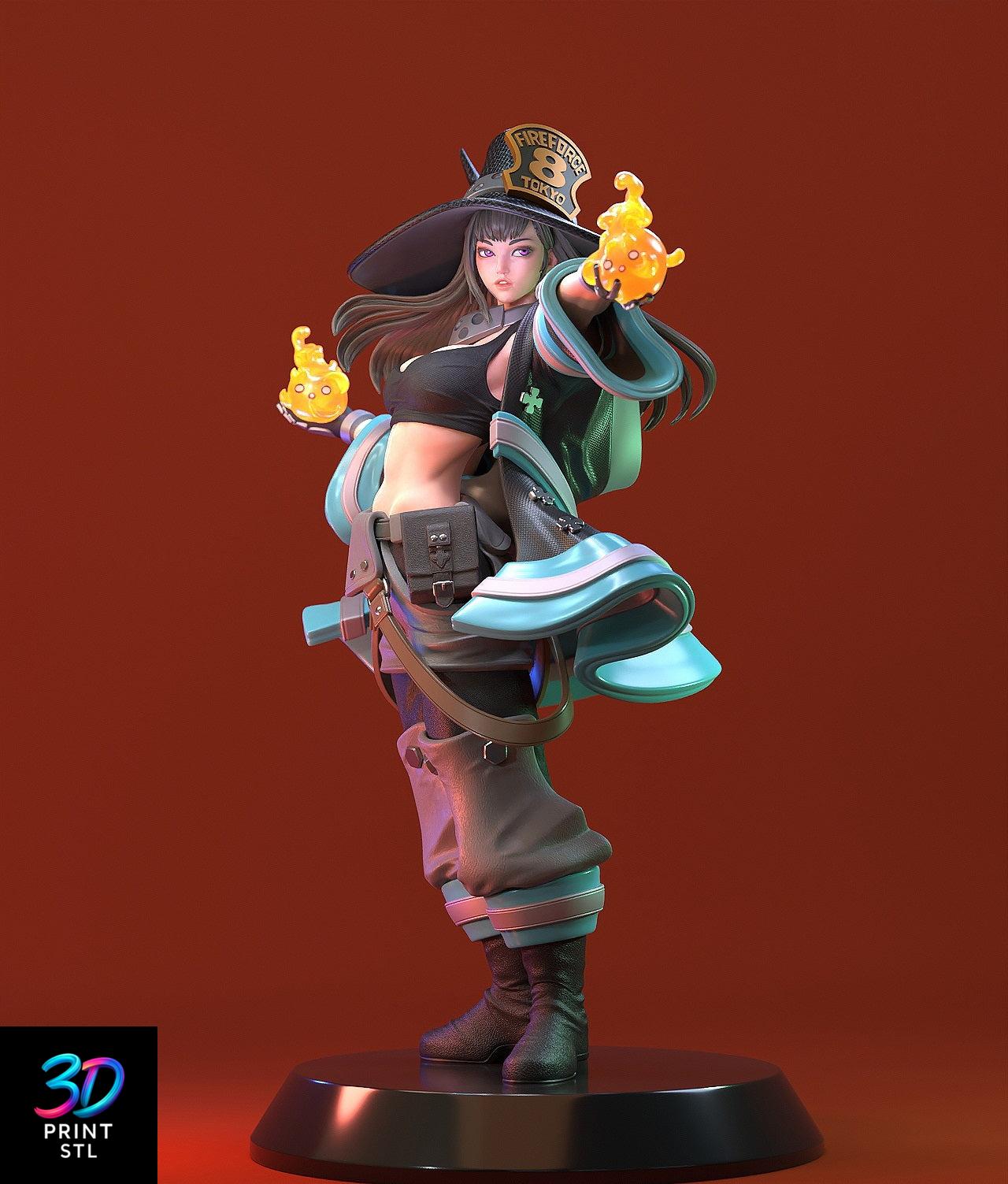 Maki Oze Fire Force | 3D Print Model | STL - Image 6