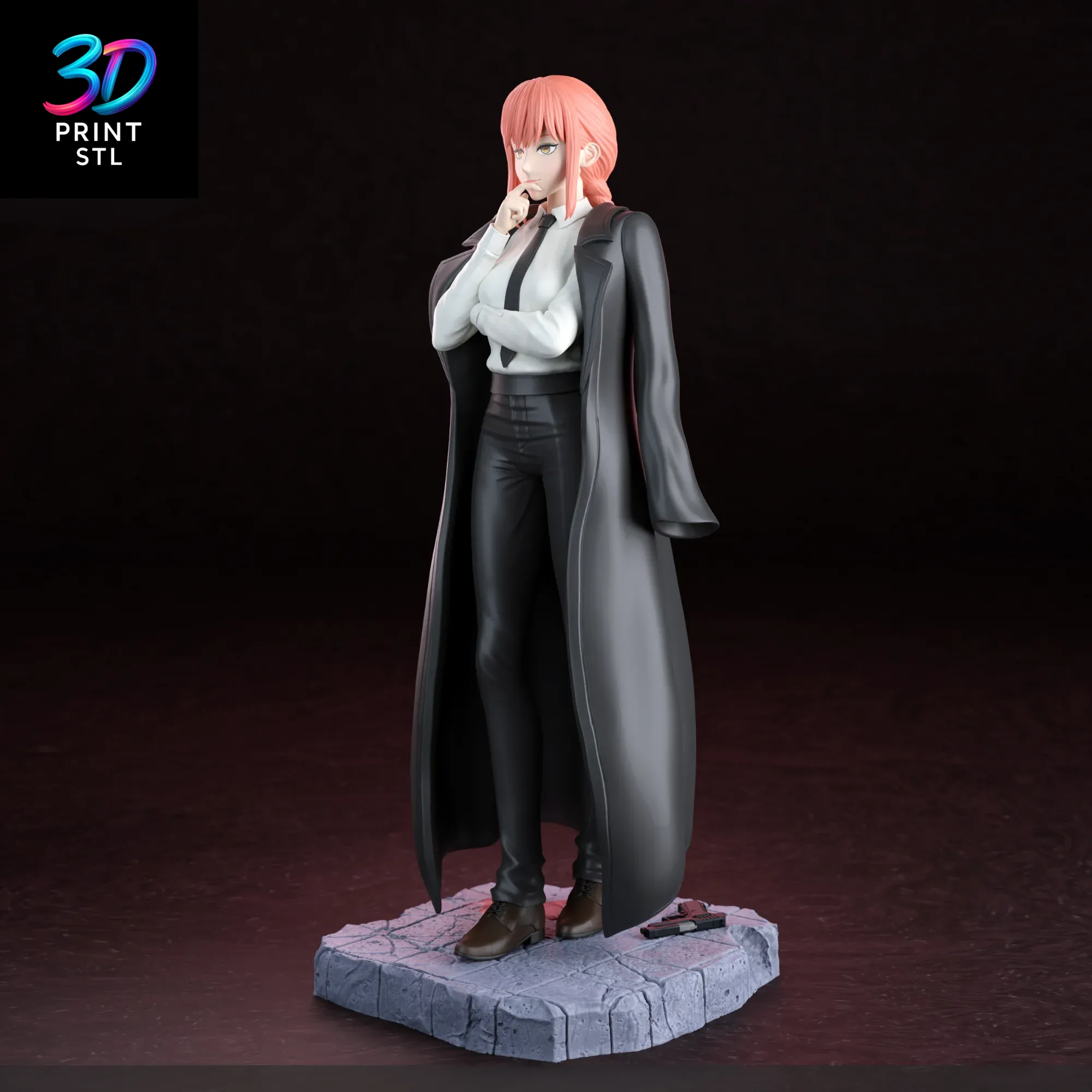 Makima Figure Chainsaw Man | STL File for 3D Printing - Image 2