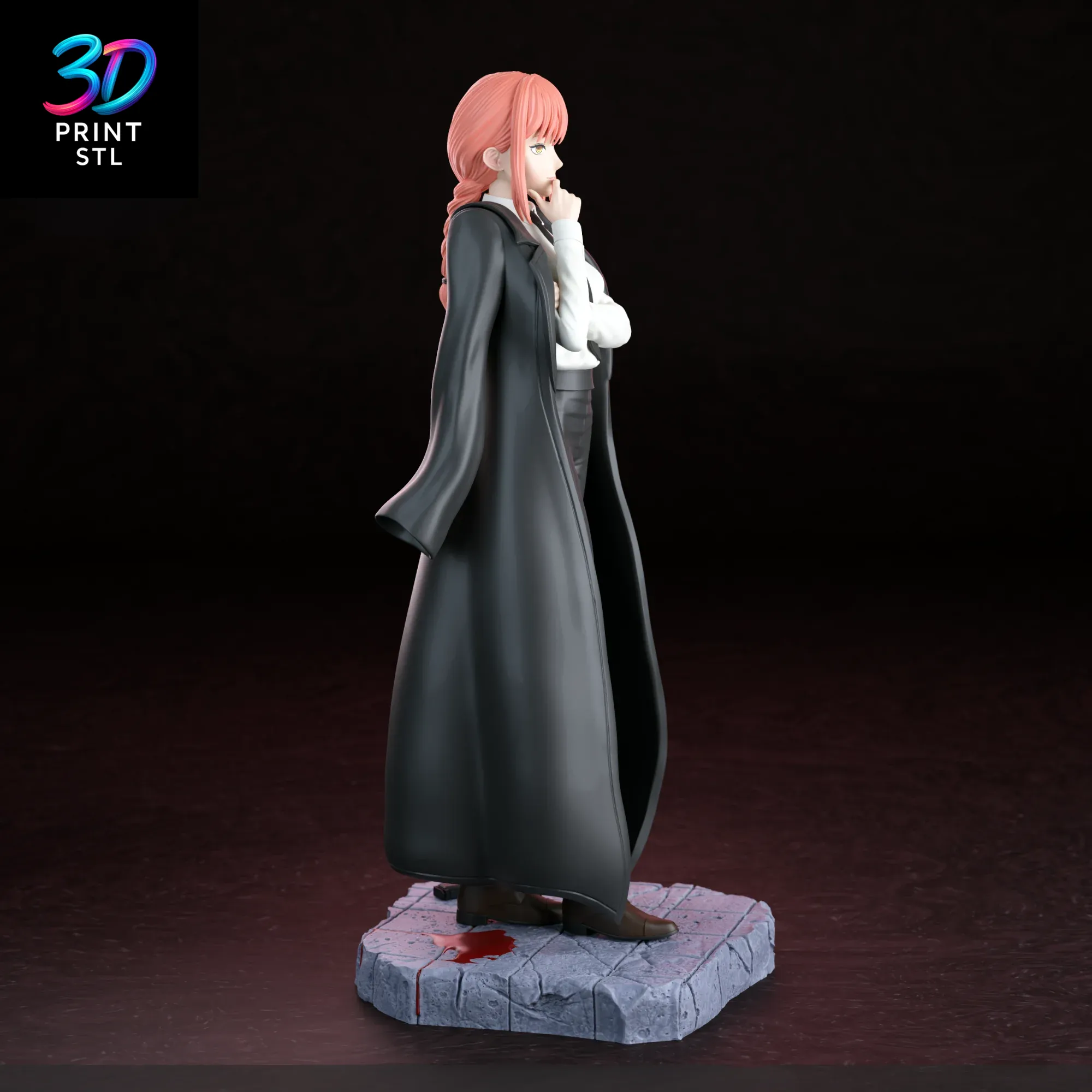 Makima Figure Chainsaw Man | STL File for 3D Printing - Image 3