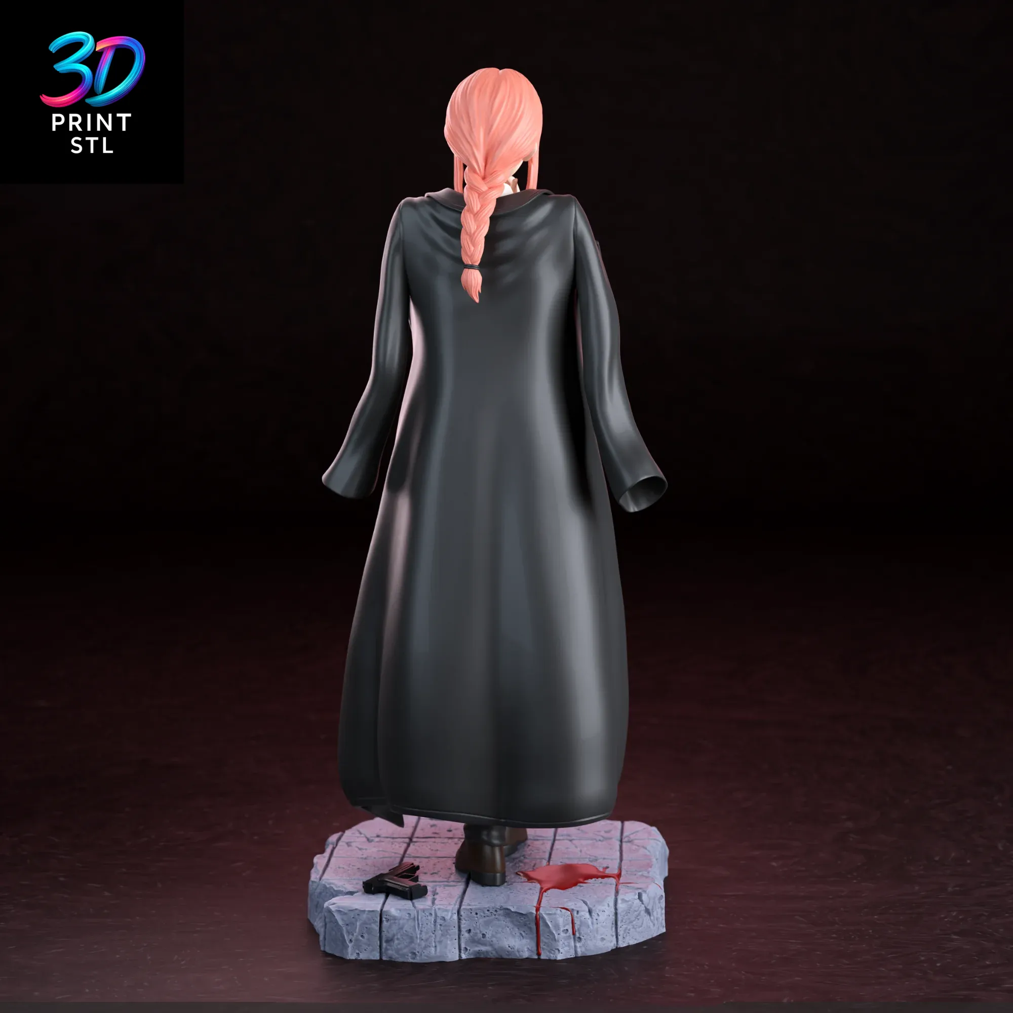 Makima Figure Chainsaw Man | STL File for 3D Printing - Image 4