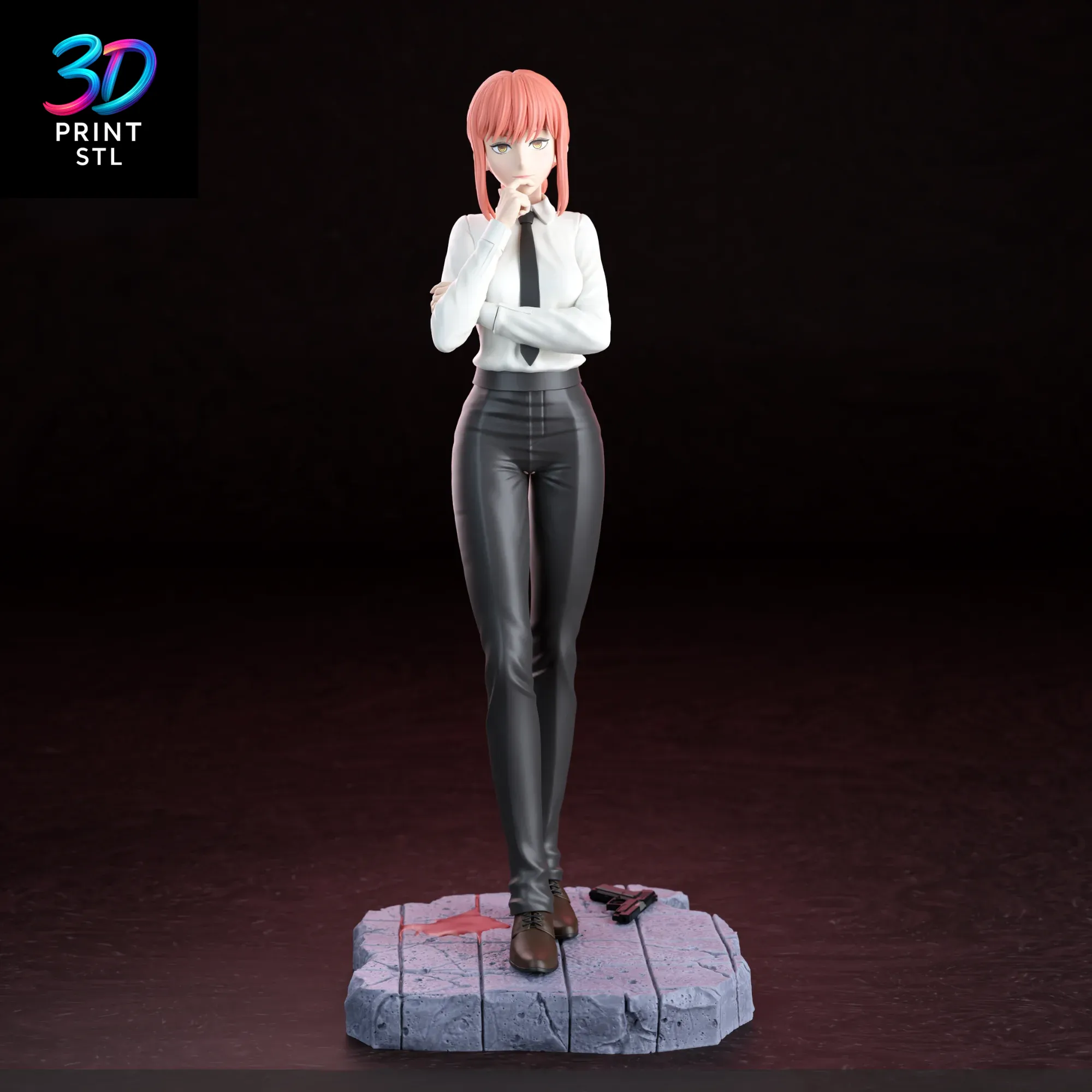 Makima Figure Chainsaw Man | STL File for 3D Printing - Image 5