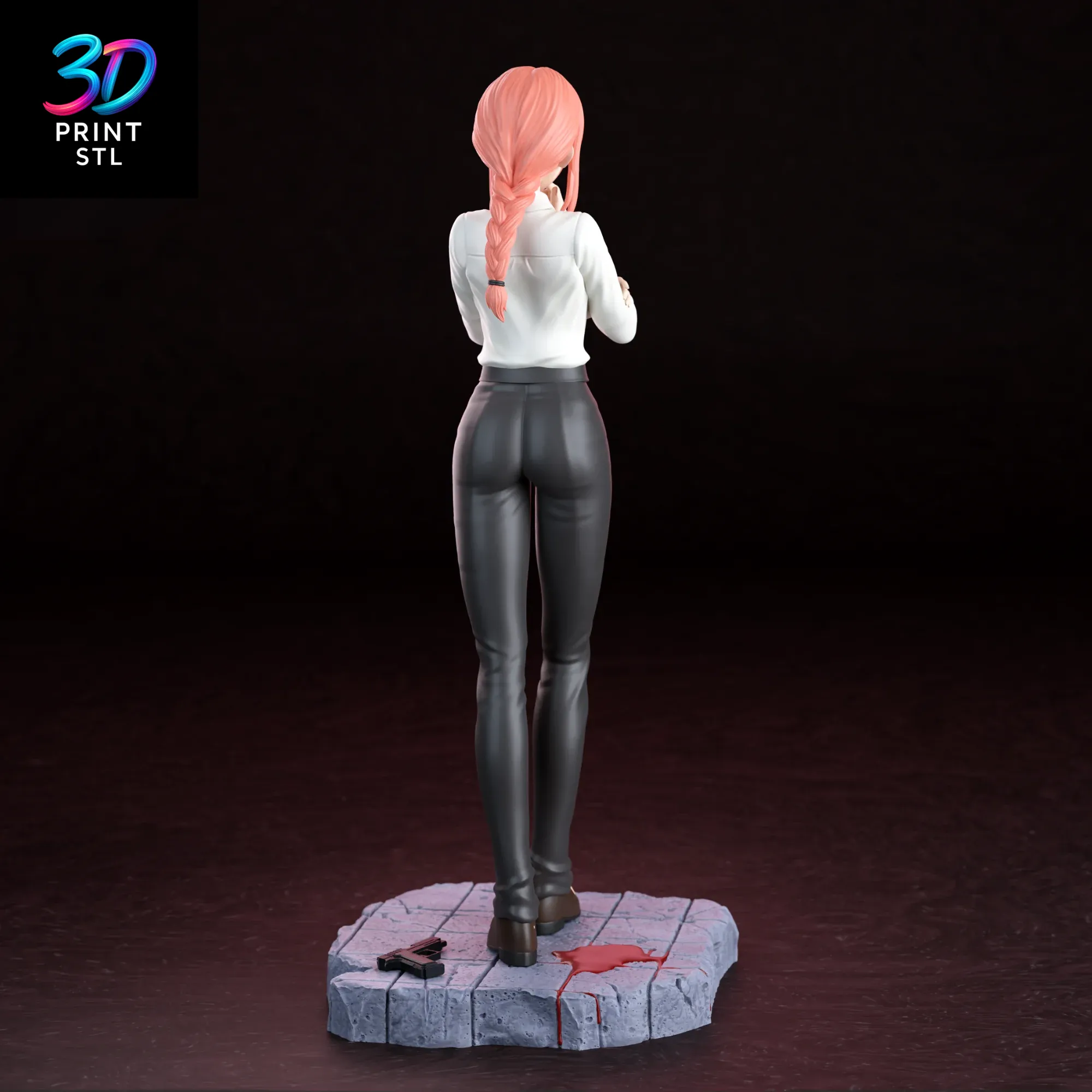 Makima Figure Chainsaw Man | STL File for 3D Printing - Image 6