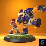 Mario vs Bowser | STL for 3D Printers