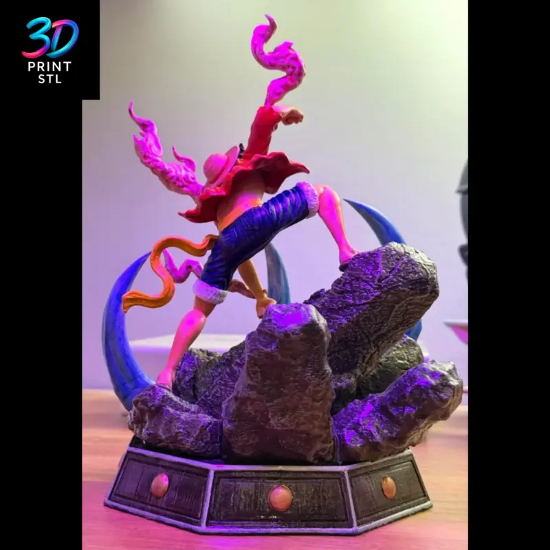 Monkey D. Luffy Figure One Piece | 3D Print File | STL - Image 5