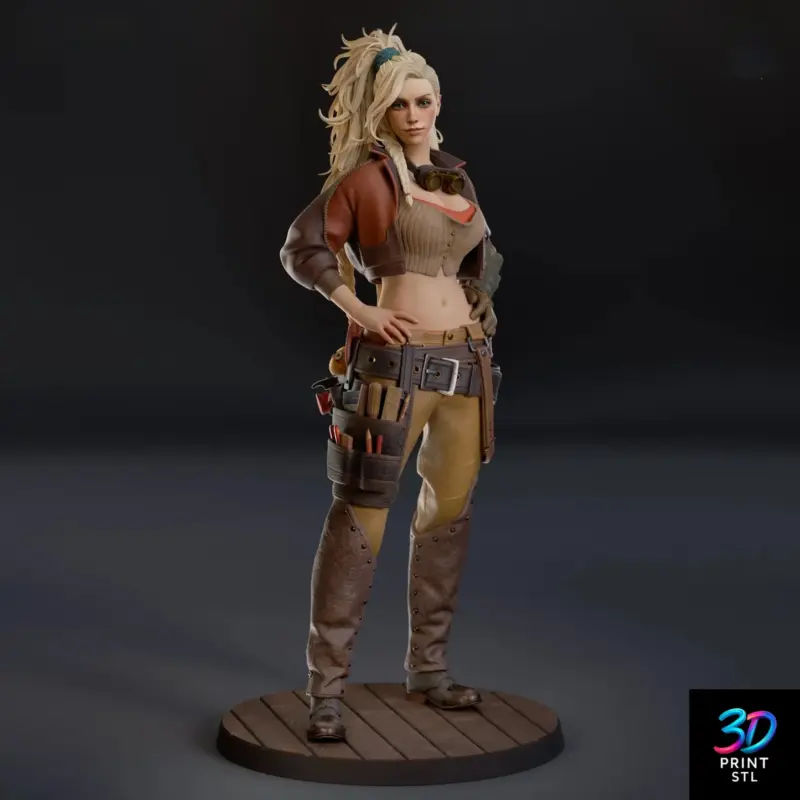 Gemma Figure Monster Hunter | 3D Print File | STL - Image 3