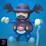 Mr. Rime Pokémon | STL for 3D Printers