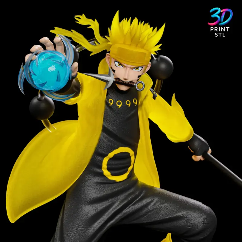 Naruto Six Paths Sage Mode Shippuden | STL File for 3D Printing - Image 2