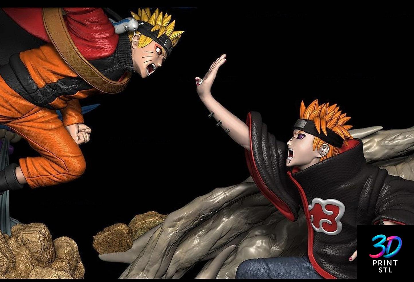 Naruto vs. Pain Figure Naruto Shippuden | STL for 3D Printers - Image 6