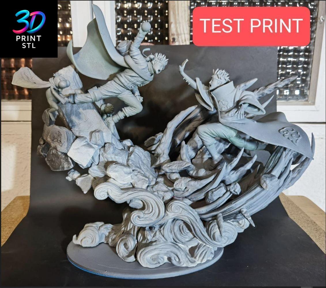 Naruto vs. Pain Figure Naruto Shippuden | STL for 3D Printers - Image 4