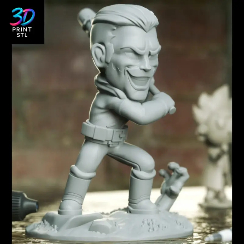 Negan Chibi The Walking Dead | STL for 3D Printers - Image 3