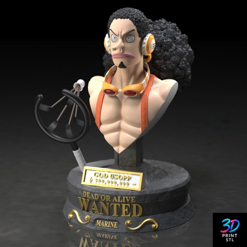 Usopp Sniper King Figure | One Piece STL 3D Print File - Image 4