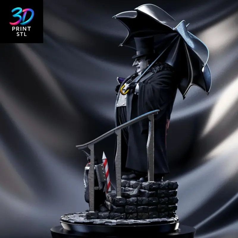 Penguin Figure Batman Returns | 3D Print File | STL - Image 3