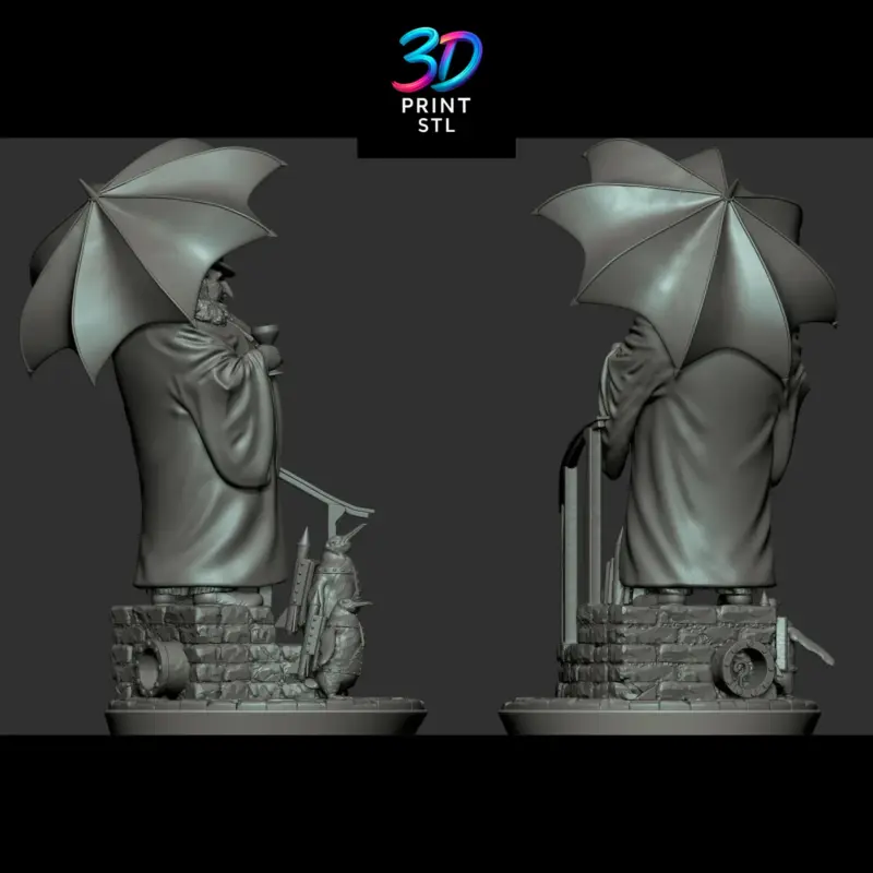 Penguin Figure Batman Returns | 3D Print File | STL - Image 7
