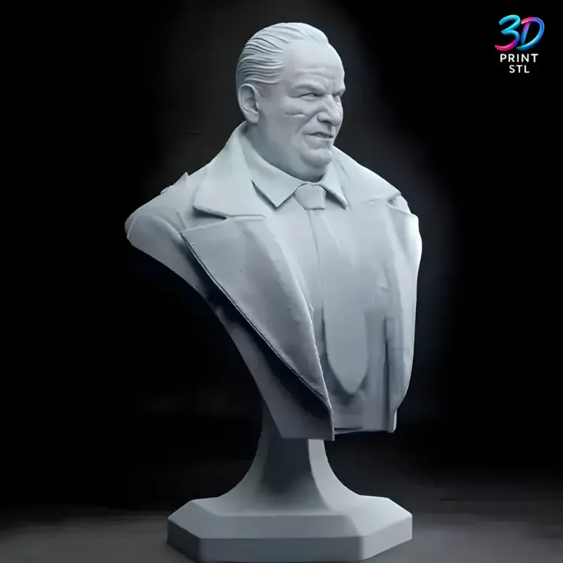 Penguin Bust | 3D Print File | STL - Image 4