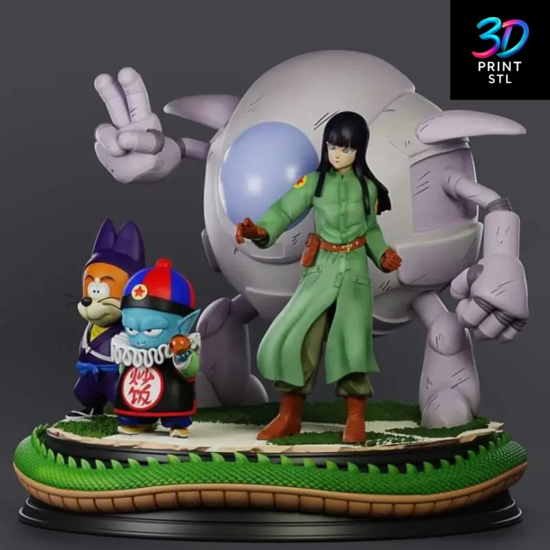 Pilaf Gang Diorama Dragon Ball | 3D Print File | STL - Image 3