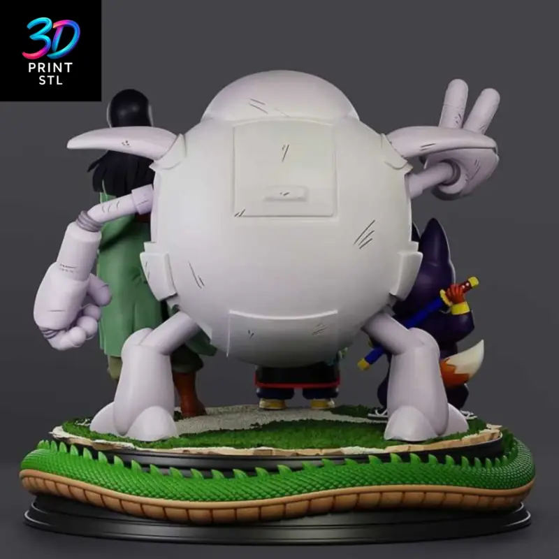 Pilaf Gang Diorama Dragon Ball | 3D Print File | STL - Image 4