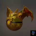 Pokeball Golden Snitch | 3D Print File | STL
