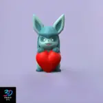 Glaceon Pokemon | 3D Print Model | STL